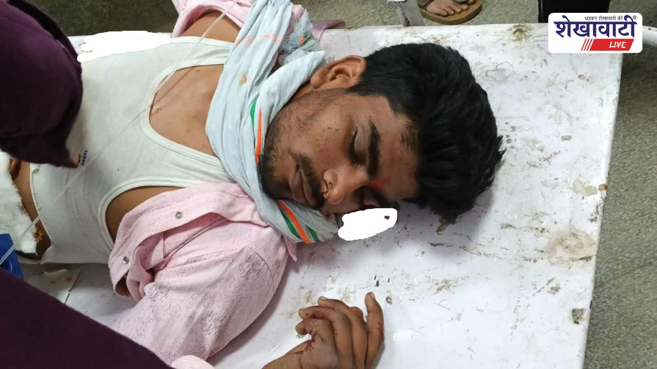 Churu News : बोलेरो-बाइक भिड़ंत, दो युवक गंभीर घायल