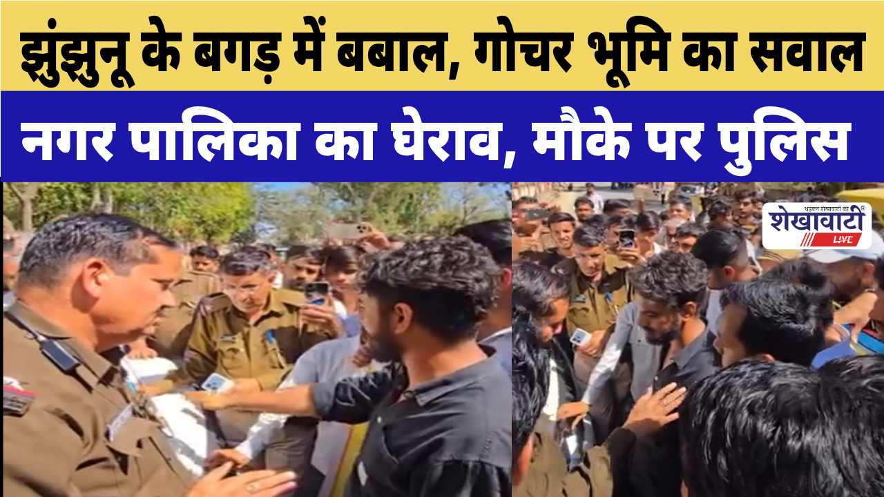 Video News : झुंझुनू के बगड़ में बबाल, गोचर भूमि का सवाल!