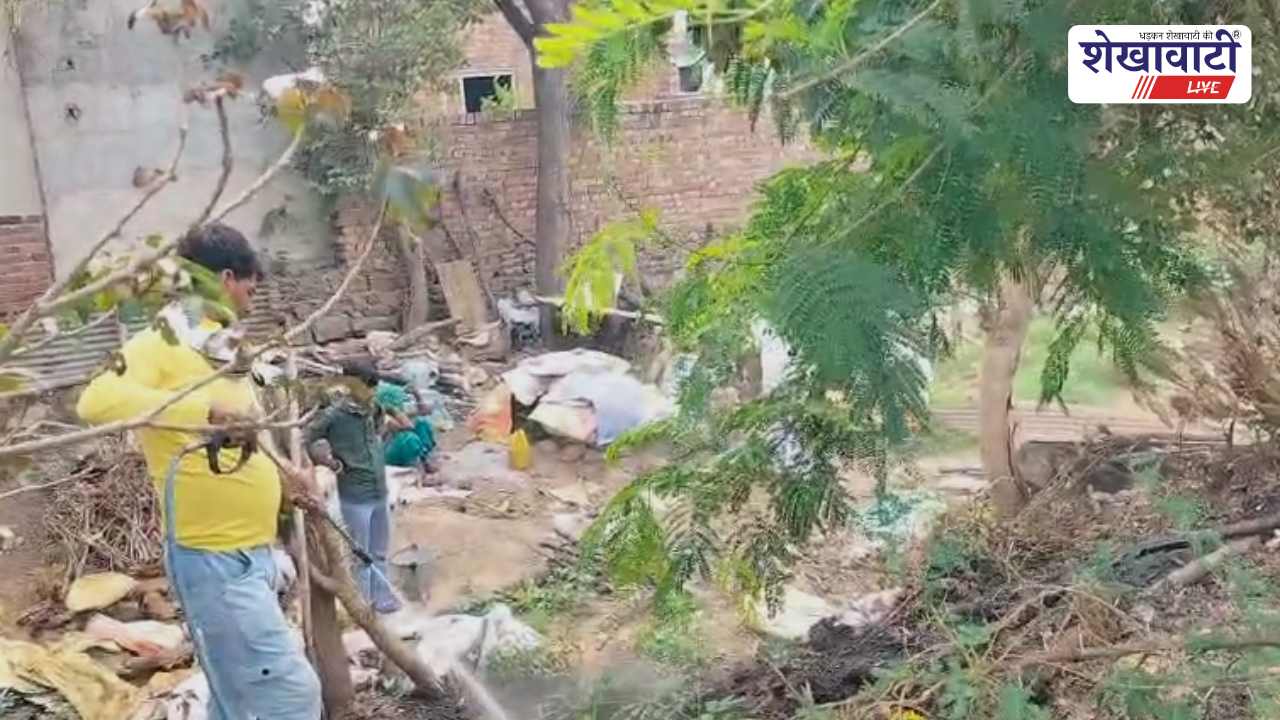 Jhunjhunu News : बाइपास पर सूखी लकड़ियों में आग, बड़ा हादसा टला