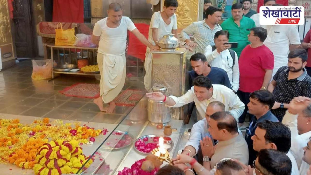 सालासर बालाजी पहुंचे असम CM हिमंता बिस्वा शर्मा, की पूजा-अर्चना