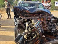 Jhunjhunu News : रफ्तार बनी आफत: वेन्यू कार की सीधे होटल दीवार में टक्कर