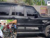 Jhunjhunu News : बस स्टैंड पर चालान, काली पट्टी वाली स्कॉर्पियो पर कार्रवाई