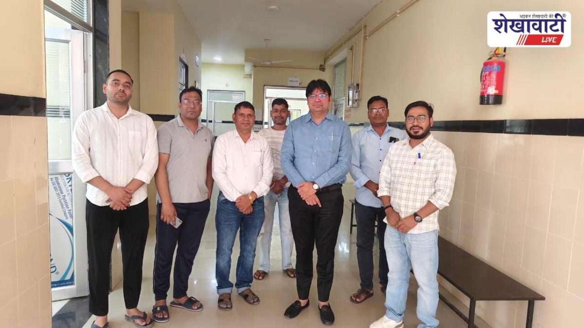 Jhunjhunu News : उदयपुरवाटी CHC निरीक्षण, CMHO ने दिए सुधार निर्देश