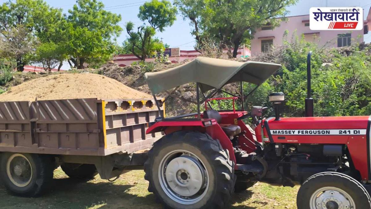 Jhunjhunu News : खेतड़ी में अवैध खनन पर कार्रवाई: ट्रैक्टर-ट्रॉली जब्त, आरोपी गिरफ्तार