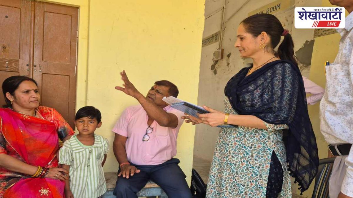 Sikar News : प्रवेशोत्सव निरीक्षण, DEO ने दिए निर्देश