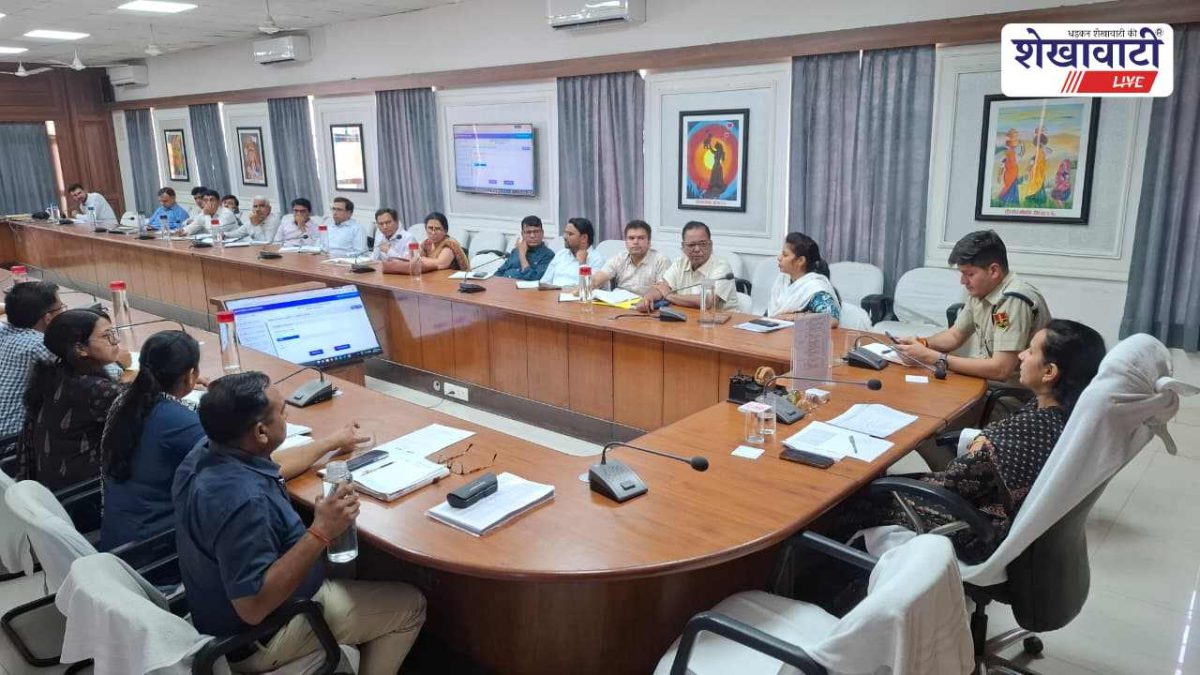 Sikar News : विकसित शहरी वार्ड अभियान समीक्षा: समय पर डेटा एंट्री के निर्देश