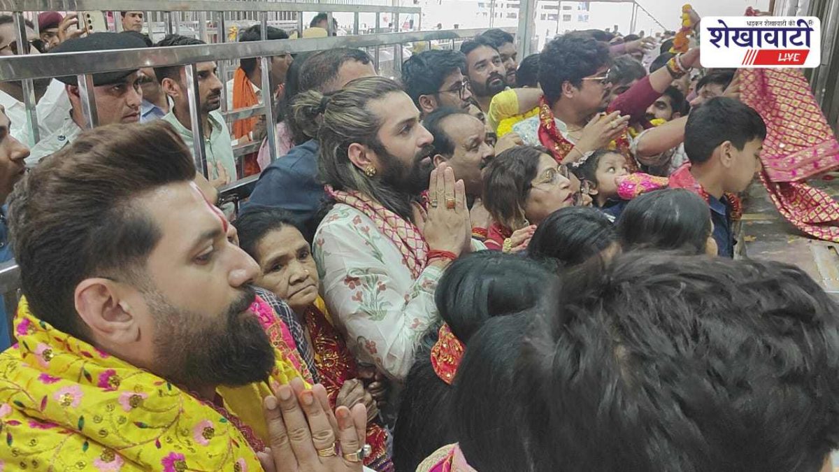 बाबा श्याम के दरबार में पहुंचे केंद्रीय मंत्री चिराग पासवान, की पूजा-अर्चना