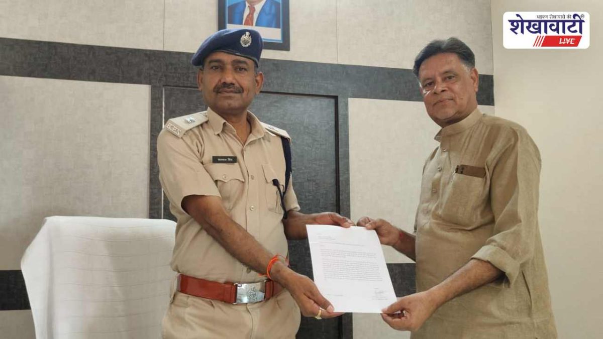 Churu News : ट्रैफिक समस्या को लेकर एडिशनल एसपी को ज्ञापन